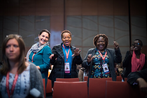 21st International AIDS Conference (AIDS 2016), Durban, South Africa. Photo shows: In Our Voice: Positive Stories! Positive Teens! Positive Lives! Photo©International AIDS Society/Marcus Rose