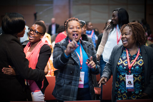 21st International AIDS Conference (AIDS 2016), Durban, South Africa. Photo shows: In Our Voice: Positive Stories! Positive Teens! Positive Lives! Photo©International AIDS Society/Marcus Rose