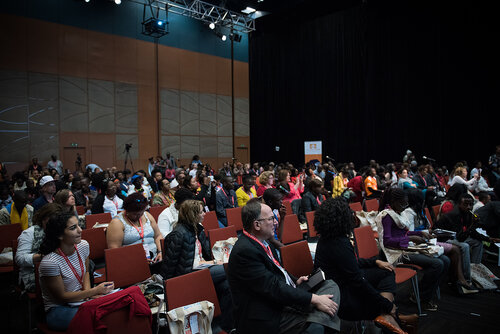 21st International AIDS Conference (AIDS 2016), Durban, South Africa. Photo shows: In Our Voice: Positive Stories! Positive Teens! Positive Lives! Photo©International AIDS Society/Marcus Rose