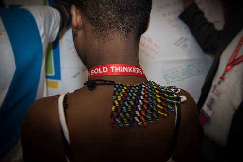 21st International AIDS Conference (AIDS 2016), Durban, South Africa. Photo shows: In Our Voice: Positive Stories! Positive Teens! Positive Lives! Photo©International AIDS Society/Marcus Rose