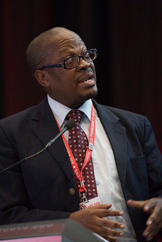 21st International AIDS Conference (AIDS 2016), Durban, South Africa. Photo shows: In Our Voice: Positive Stories! Positive Teens! Positive Lives! Speaker: Mogomotsi Matshaba. Photo©International AIDS Society/Marcus Rose