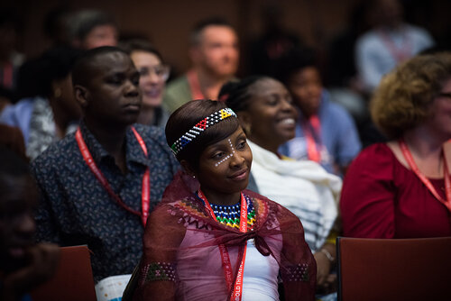 21st International AIDS Conference (AIDS 2016), Durban, South Africa. Photo shows: In Our Voice: Positive Stories! Positive Teens! Positive Lives! Photo©International AIDS Society/Marcus Rose