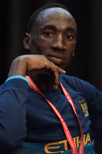 21st International AIDS Conference (AIDS 2016), Durban, South Africa. Photo shows: In Our Voice: Positive Stories! Positive Teens! Positive Lives! Speaker: Fredy Mwakanyamale. Photo©International AIDS Society/Marcus Rose