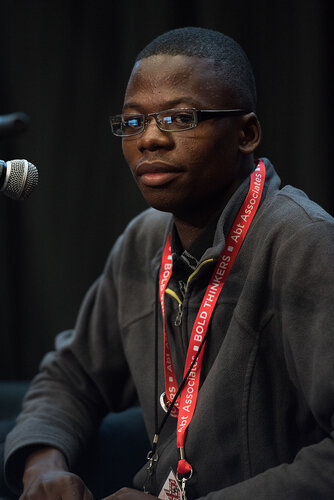 21st International AIDS Conference (AIDS 2016), Durban, South Africa. Photo shows: In Our Voice: Positive Stories! Positive Teens! Positive Lives! Speaker: Kingsley Uganja. Photo©International AIDS Society/Marcus Rose