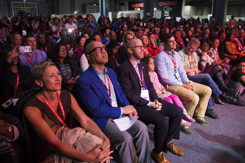 21st International AIDS Conference (AIDS 2016), Durban, South Africa.
Photo shows the Global Village Opening Ceremony. Aundeince during the Global Village opening ceremony, 17 July, 2016.
Photo©International AIDS Society/Rogan Ward)