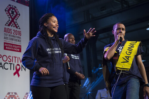 21st International AIDS Conference (AIDS 2016), Durban, South Africa.
Photo shows the Global Village Opening Ceremony. Artist performance during the Global Village opening ceremony, 17 July, 2016.
Photo©International AIDS Society/Rogan Ward)