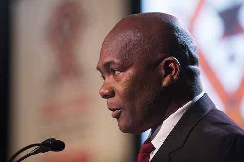 21st International AIDS Conference (AIDS 2016), Durban, South Africa.
Photo shows the Global Village Opening Ceremony. Durban mayor James Nxumalo speaks during the Global Village opening ceremony, 17 July, 2016.
Photo©International AIDS Society/Rogan Ward)