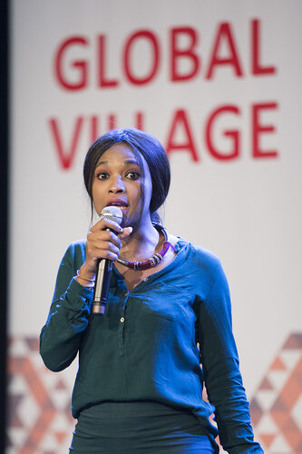 21st International AIDS Conference (AIDS 2016), Durban, South Africa.
Photo shows the Global Village Main Stage. Performances on the Global Village Main Stage, 18 July, 2016.
Photo©International AIDS Society/Rogan Ward)