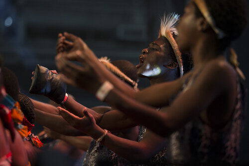 21st International AIDS Conference (AIDS 2016), Durban, South Africa.
Photo shows the Global Village Main Stage. Music Performance: The Return of King Shaka to the Modern Day South Africa (MOCA01) on the Global Village Main Stage, 18 July, 2016.
Photo©International AIDS Society/Rogan Ward)