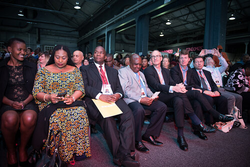 21st International AIDS Conference (AIDS 2016), Durban, South Africa. Photo shows: Global Village Opening. Photo©International AIDS Society/Marcus Rose