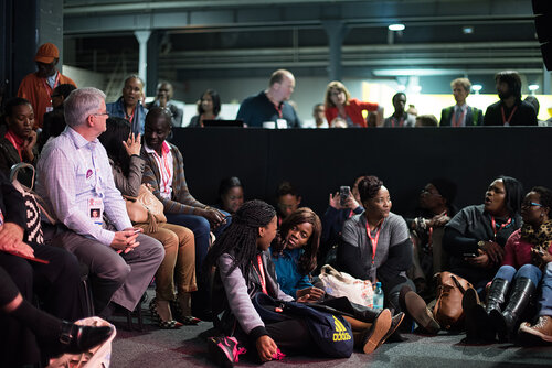 21st International AIDS Conference (AIDS 2016), Durban, South Africa. Photo shows: Global Village Opening. Photo©International AIDS Society/Marcus Rose