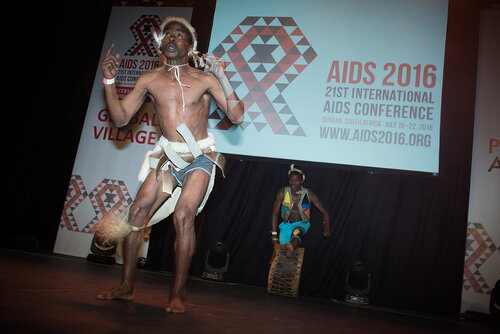 21st International AIDS Conference (AIDS 2016), Durban, South Africa. Photo shows: Global Village Opening. Photo©International AIDS Society/Marcus Rose