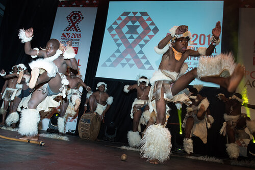 21st International AIDS Conference (AIDS 2016), Durban, South Africa. Photo shows: Global Village Opening. Photo©International AIDS Society/Marcus Rose
