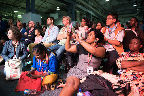 21st International AIDS Conference (AIDS 2016), Durban, South Africa. Photo shows: Global Village Opening. Photo©International AIDS Society/Marcus Rose
