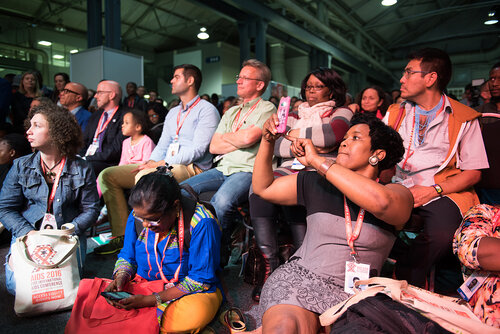 21st International AIDS Conference (AIDS 2016), Durban, South Africa. Photo shows: Global Village Opening. Photo©International AIDS Society/Marcus Rose
