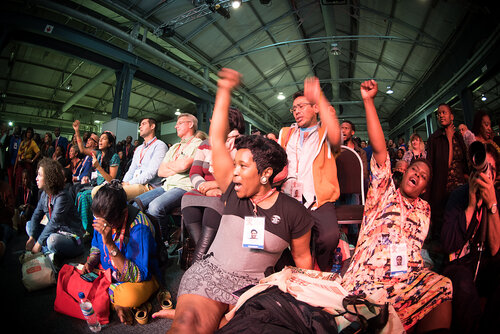 21st International AIDS Conference (AIDS 2016), Durban, South Africa. Photo shows: Global Village Opening. Photo©International AIDS Society/Marcus Rose