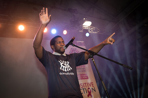 21st International AIDS Conference (AIDS 2016), Durban, South Africa. Photo shows: Global Village Opening. Photo©International AIDS Society/Marcus Rose