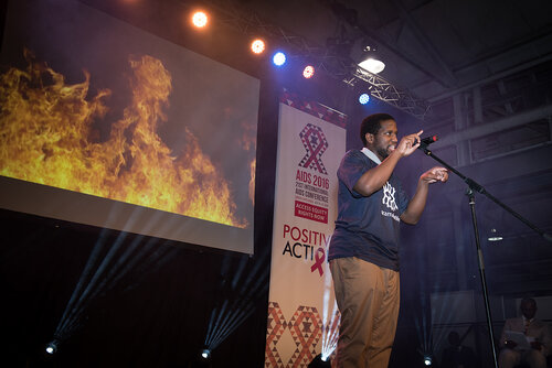 21st International AIDS Conference (AIDS 2016), Durban, South Africa. Photo shows: Global Village Opening. Photo©International AIDS Society/Marcus Rose