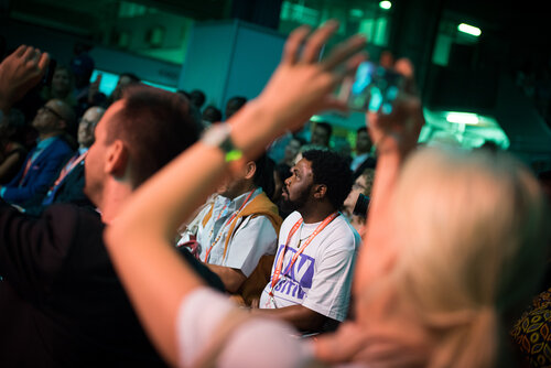 21st International AIDS Conference (AIDS 2016), Durban, South Africa. Photo shows: Global Village Opening. Photo©International AIDS Society/Marcus Rose