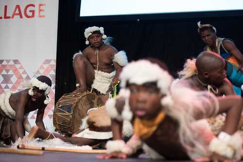 21st International AIDS Conference (AIDS 2016), Durban, South Africa. Photo shows: Global Village Opening. Photo©International AIDS Society/Marcus Rose