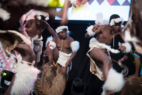 21st International AIDS Conference (AIDS 2016), Durban, South Africa. Photo shows: Global Village Opening. Photo©International AIDS Society/Marcus Rose