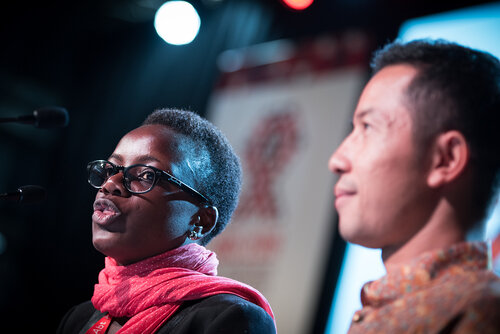 21st International AIDS Conference (AIDS 2016), Durban, South Africa. Photo shows: Global Village Opening. Photo©International AIDS Society/Marcus Rose