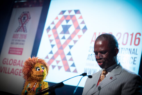 21st International AIDS Conference (AIDS 2016), Durban, South Africa. Photo shows: Global Village Opening. Photo©International AIDS Society/Marcus Rose