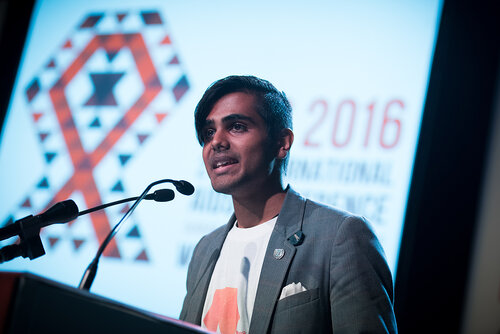 21st International AIDS Conference (AIDS 2016), Durban, South Africa. Photo shows: Global Village Opening. Photo©International AIDS Society/Marcus Rose
