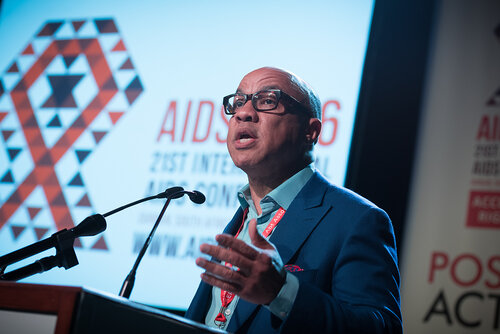21st International AIDS Conference (AIDS 2016), Durban, South Africa. Photo shows: Global Village Opening. Photo©International AIDS Society/Marcus Rose