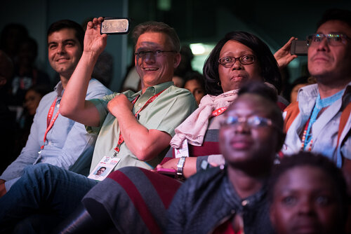 21st International AIDS Conference (AIDS 2016), Durban, South Africa. Photo shows: Global Village Opening. Photo©International AIDS Society/Marcus Rose