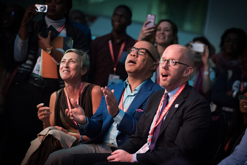 21st International AIDS Conference (AIDS 2016), Durban, South Africa. Photo shows: Global Village Opening. Photo©International AIDS Society/Marcus Rose