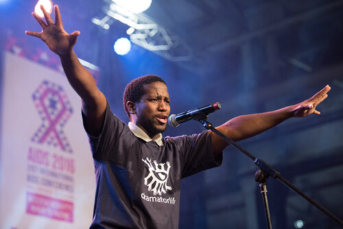 21st International AIDS Conference (AIDS 2016), Durban, South Africa. Photo shows: Global Village Opening. Photo©International AIDS Society/Marcus Rose
