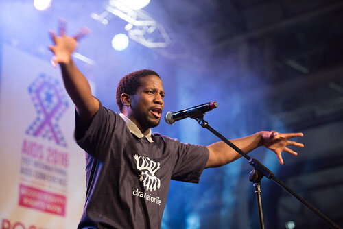 21st International AIDS Conference (AIDS 2016), Durban, South Africa. Photo shows: Global Village Opening. Photo©International AIDS Society/Marcus Rose