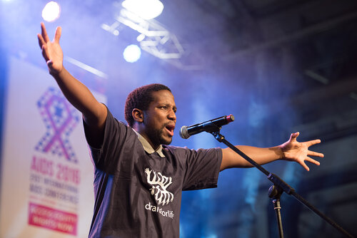 21st International AIDS Conference (AIDS 2016), Durban, South Africa. Photo shows: Global Village Opening. Photo©International AIDS Society/Marcus Rose