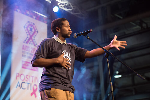 21st International AIDS Conference (AIDS 2016), Durban, South Africa. Photo shows: Global Village Opening. Photo©International AIDS Society/Marcus Rose