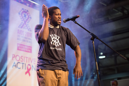 21st International AIDS Conference (AIDS 2016), Durban, South Africa. Photo shows: Global Village Opening. Photo©International AIDS Society/Marcus Rose