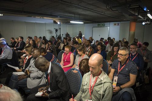 21st International AIDS Conference (AIDS 2016), Durban, South Africa.
Photo shows Achieving Global AIDS targets: What will it really take? breakout session.
Photo©International AIDS Society/Steve Forrest/Workers' Photos