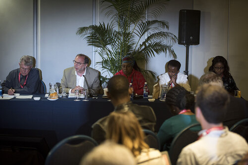21st International AIDS Conference (AIDS 2016), Durban, South Africa.
Photo shows Achieving Global AIDS targets: What will it really take? breakout session.
Photo©International AIDS Society/Steve Forrest/Workers' Photos