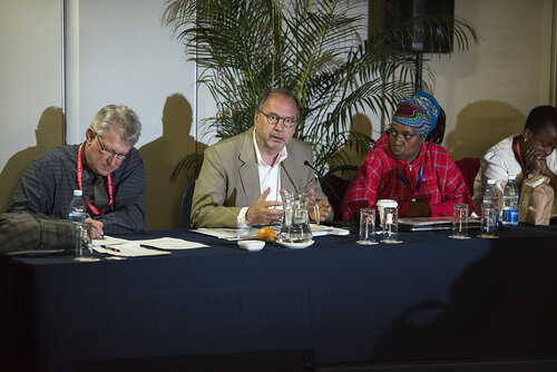 21st International AIDS Conference (AIDS 2016), Durban, South Africa.
Photo shows Achieving Global AIDS targets: What will it really take? breakout session.
Photo©International AIDS Society/Steve Forrest/Workers' Photos