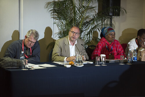 21st International AIDS Conference (AIDS 2016), Durban, South Africa.
Photo shows Achieving Global AIDS targets: What will it really take? breakout session.
Photo©International AIDS Society/Steve Forrest/Workers' Photos