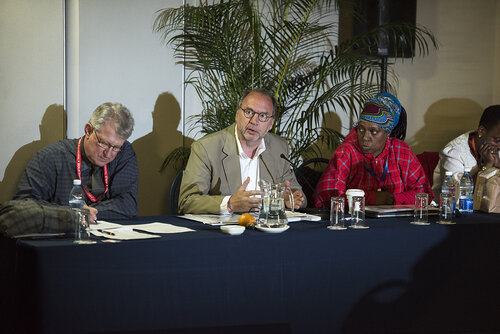 21st International AIDS Conference (AIDS 2016), Durban, South Africa.
Photo shows Achieving Global AIDS targets: What will it really take? breakout session.
Photo©International AIDS Society/Steve Forrest/Workers' Photos
