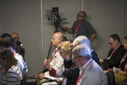 21st International AIDS Conference (AIDS 2016), Durban, South Africa.
Photo shows Achieving Global AIDS targets: What will it really take? breakout session.
Photo©International AIDS Society/Steve Forrest/Workers' Photos
