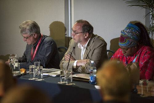 21st International AIDS Conference (AIDS 2016), Durban, South Africa.
Photo shows Achieving Global AIDS targets: What will it really take? breakout session.
Photo©International AIDS Society/Steve Forrest/Workers' Photos