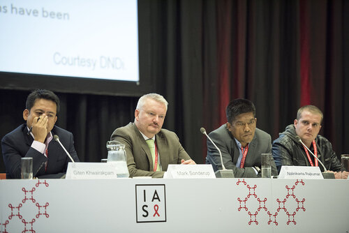 21st International AIDS Conference (AIDS 2016), Durban, South Africa.
Photo shows the 3rd International HIV/Viral Hepatitis Co-Infection Meeting: Improving Diagnosis, Antiviral Therapy and Access .
Photo©International AIDS Society/Steve Forrest/Workers' Photos
