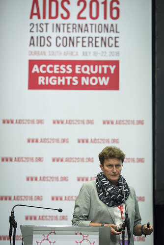 21st International AIDS Conference (AIDS 2016), Durban, South Africa.
Photo shows the 3rd International HIV/Viral Hepatitis Co-Infection Meeting: Improving Diagnosis, Antiviral Therapy and Access .
Photo©International AIDS Society/Steve Forrest/Workers' Photos