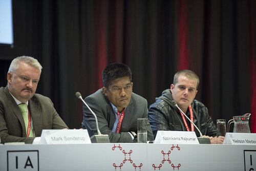 21st International AIDS Conference (AIDS 2016), Durban, South Africa.
Photo shows the 3rd International HIV/Viral Hepatitis Co-Infection Meeting: Improving Diagnosis, Antiviral Therapy and Access .
Photo©International AIDS Society/Steve Forrest/Workers' Photos