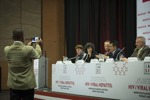 21st International AIDS Conference (AIDS 2016), Durban, South Africa.
Photo shows the 3rd International HIV/Viral Hepatitis Co-Infection Meeting: Improving Diagnosis, Antiviral Therapy and Access .
Photo©International AIDS Society/Steve Forrest/Workers' Photos