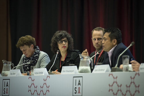 21st International AIDS Conference (AIDS 2016), Durban, South Africa.
Photo shows the 3rd International HIV/Viral Hepatitis Co-Infection Meeting: Improving Diagnosis, Antiviral Therapy and Access .
Photo©International AIDS Society/Steve Forrest/Workers' Photos