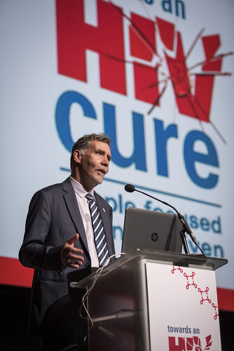 21st International AIDS Conference (AIDS 2016), Durban, South Africa.
Photo shows Chris Beyrer, IAS President, United States, speaking at the Towards A Cure Symposium session.
Photo©International AIDS Society/Steve Forrest/Workers' Photos