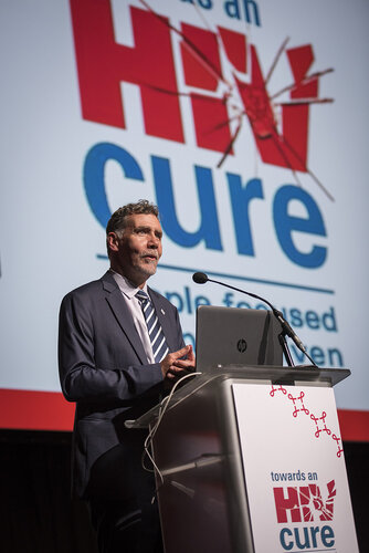 21st International AIDS Conference (AIDS 2016), Durban, South Africa.
Photo shows Chris Beyrer, IAS President, United States, speaking at the Towards A Cure Symposium session.
Photo©International AIDS Society/Steve Forrest/Workers' Photos